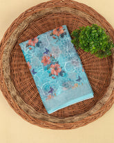 SC3947 - Linen Digital Print With Embroidery All Over Body